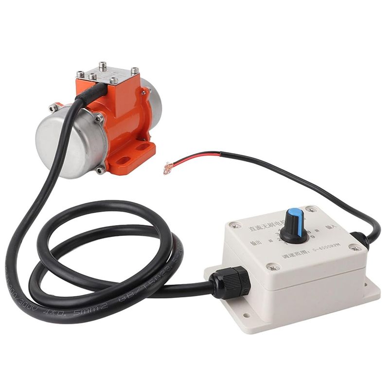Concrete Screed Vibrator - Feb.12V Vibration Motor Aluminum Alloy 4000RPM
