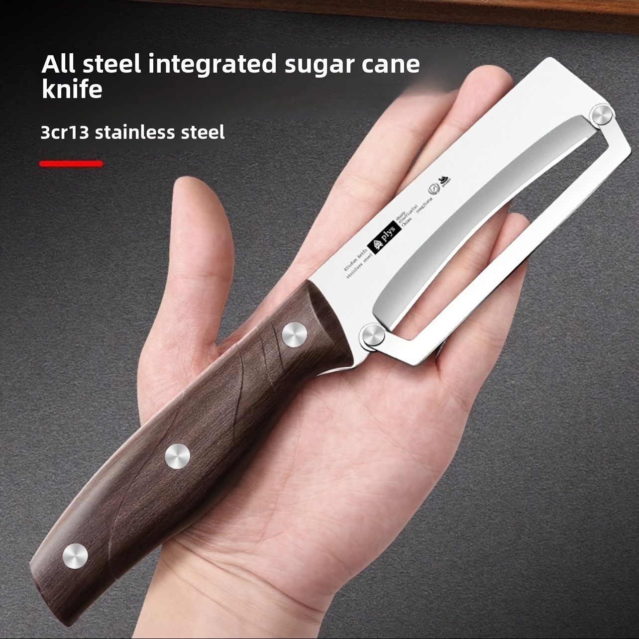 Heavy Equipment Bulldozer - Stainless steel peeler with imitated wood