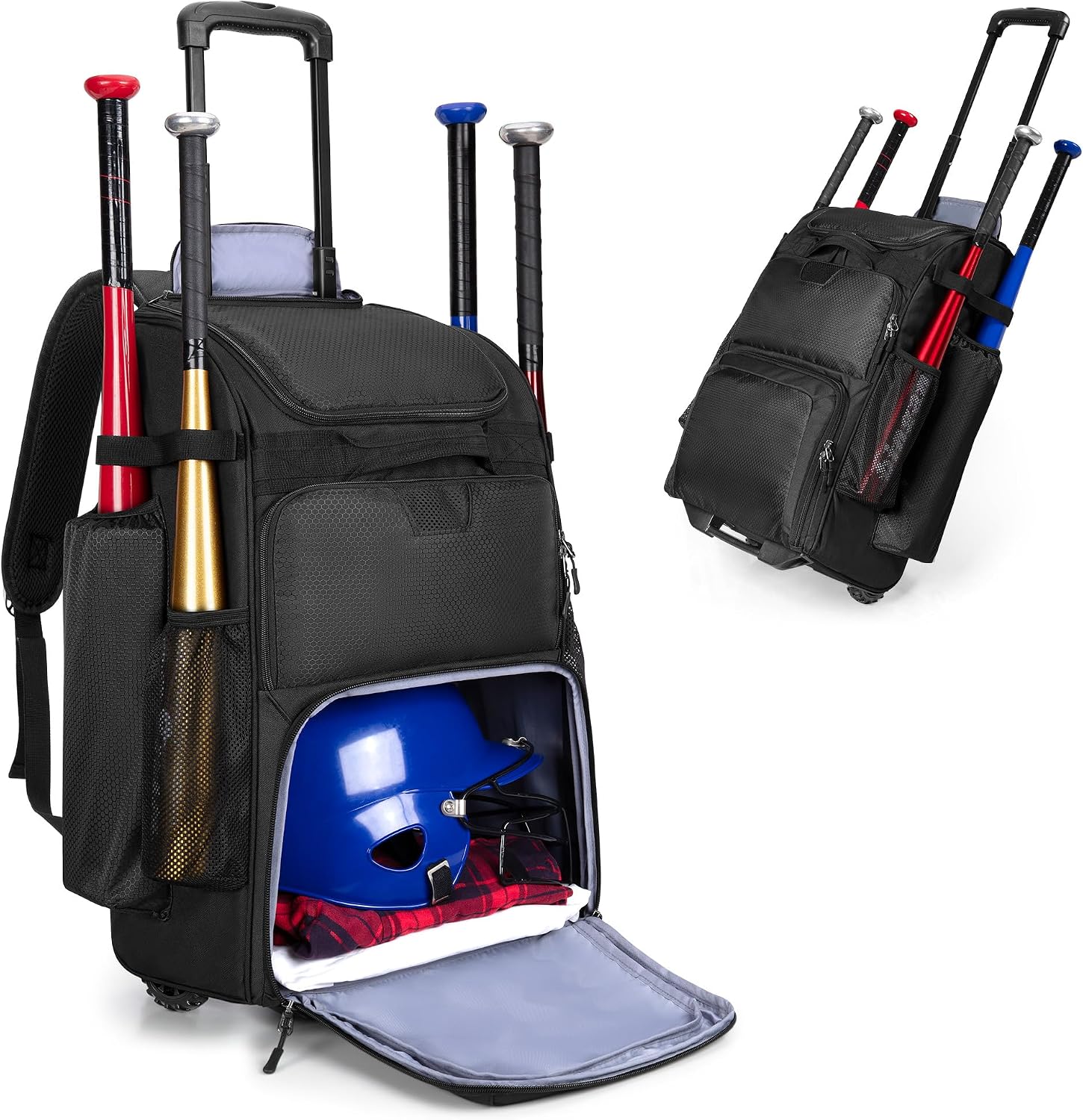 Heavy Equipment In - Rolling Baseball Backpack With Wheels Heavy