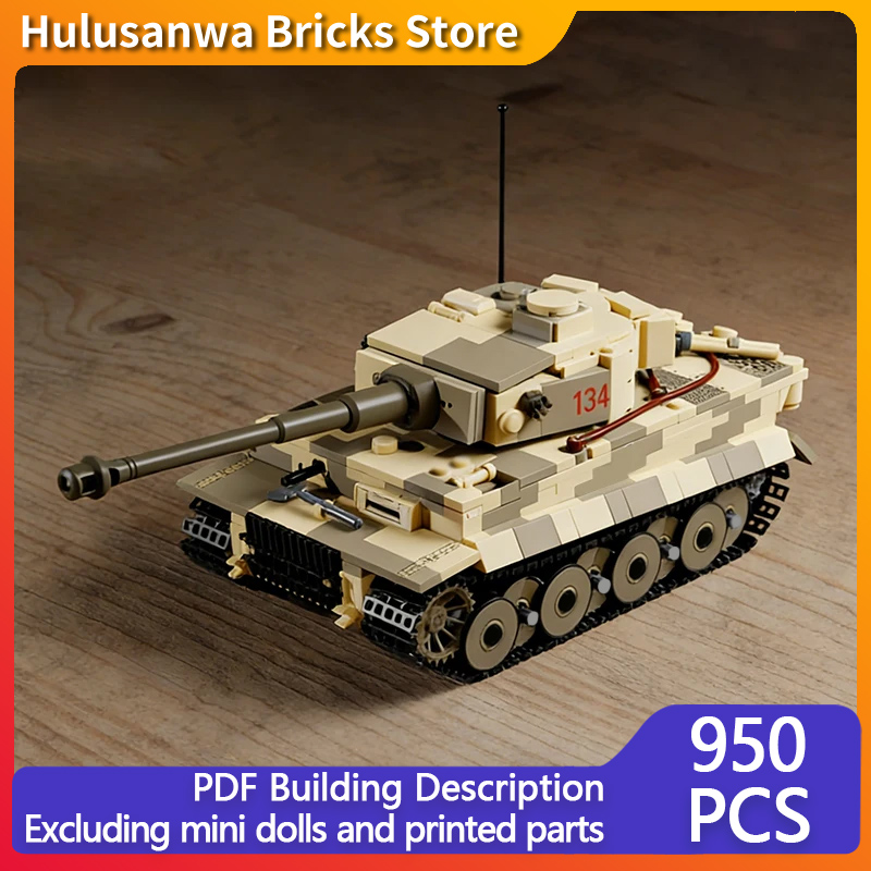 Heavy Military Tank Model MOC  - đánh giá và giá Heavy Equipment Battery