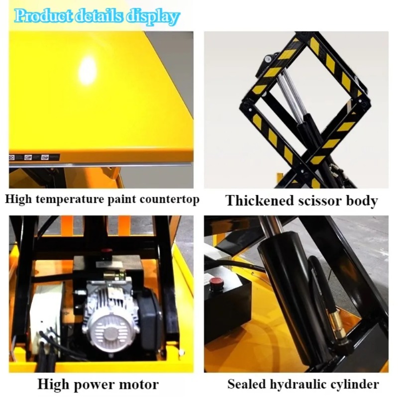 Electric hydraulic mobile auto - đánh giá và giá Scissor Lift Table Hydraulic
