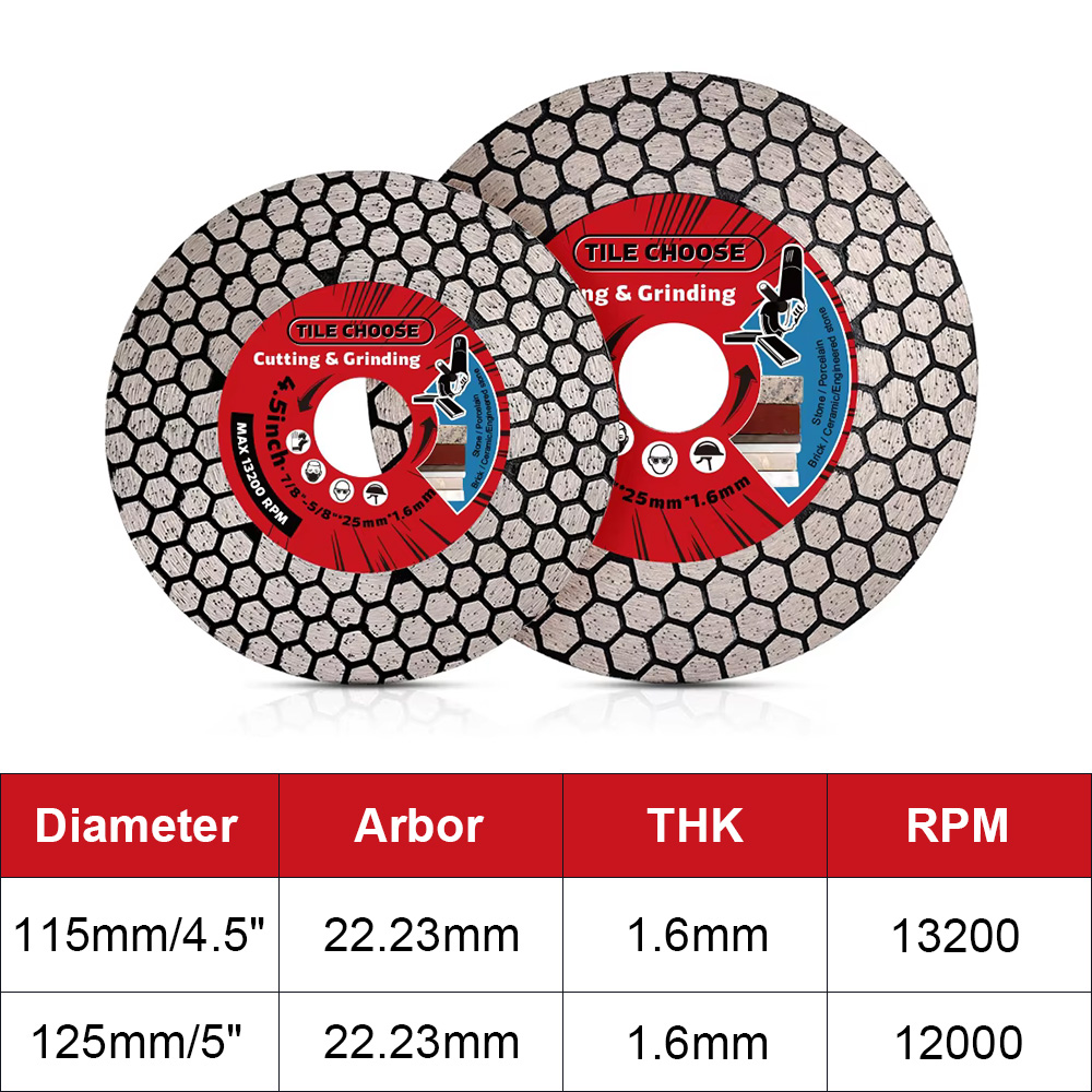 D115mm/125mm Diamond Blade Dia - đánh giá và giá Brick Cutting Saw