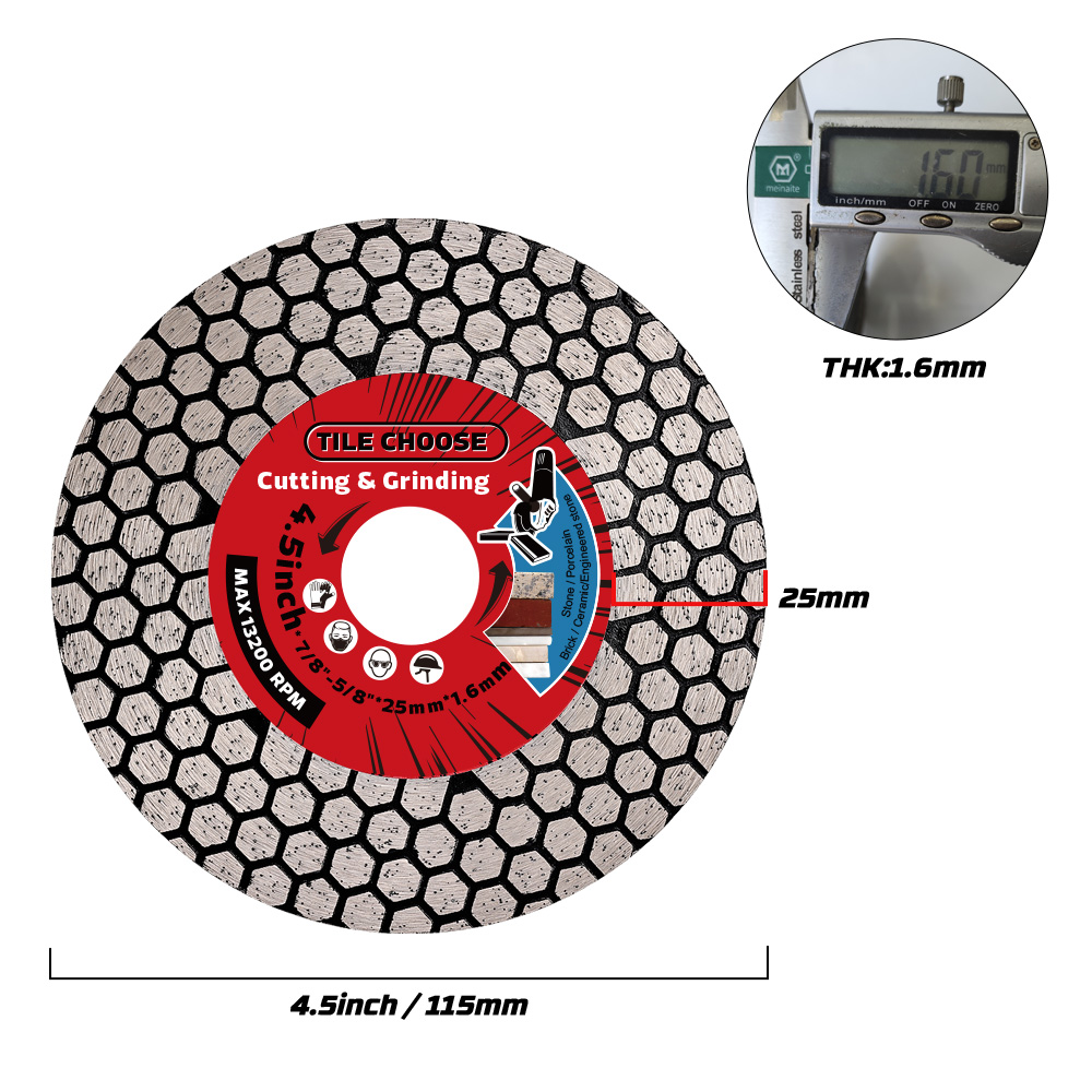 D115mm/125mm Diamond Blade Dia - đánh giá và giá Brick Cutting Saw