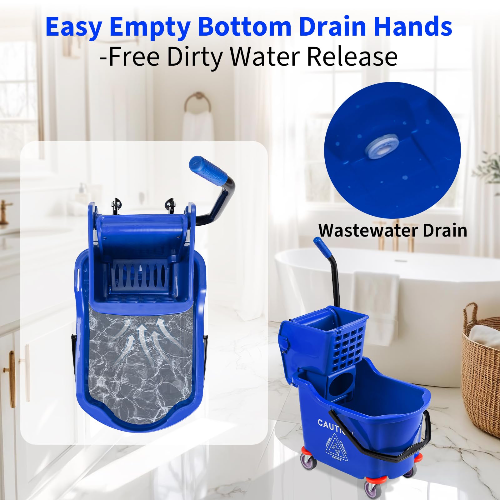 Commercial Mop Bucket with Sid - đánh giá và giá Heavy Equipment Bulldozer