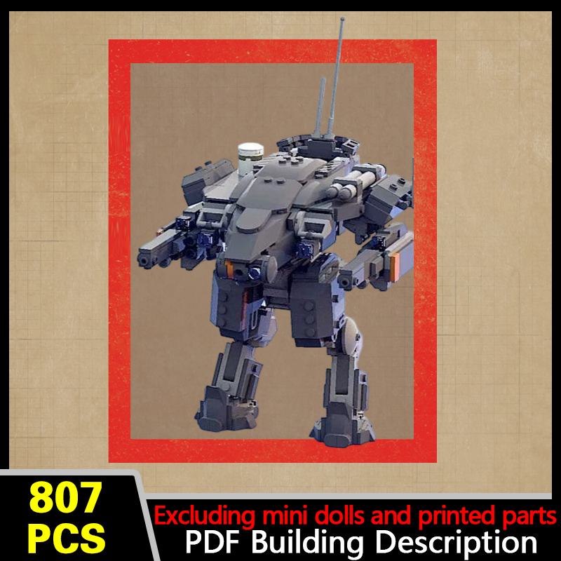 Heavy Manned Mech Model MOC Bu - đánh giá và giá Heavy Equipment Battery