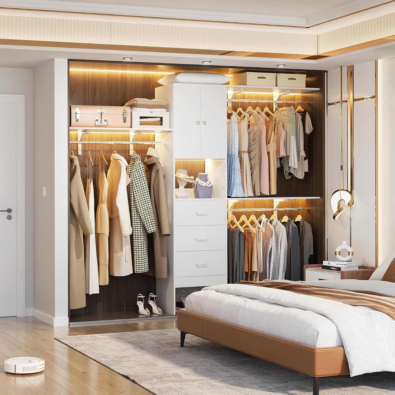 White 96 Inches Closet System  - đánh giá và giá Heavy Equipment Bulldozer