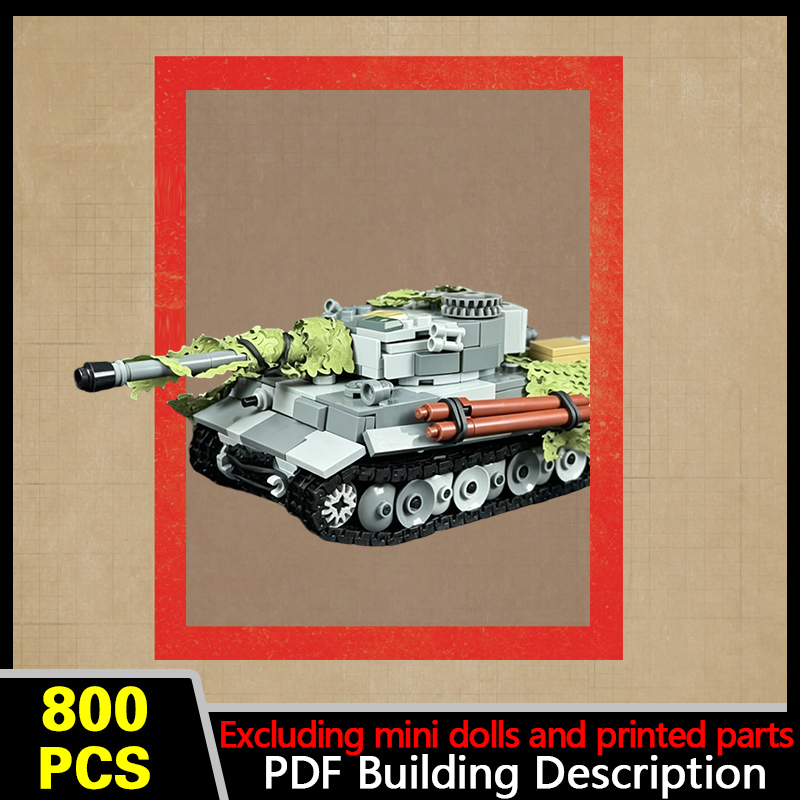Tiger 237 Heavy Tank Model MOC - đánh giá và giá Heavy Equipment Battery